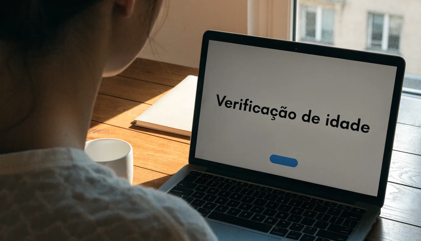 Uma folha de licença em papel com um selo vermelho, pousada numa secretária de madeira ao lado de uma caneta